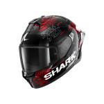 Shark Skwal Cup SPEED-VIB bukósisak fekete-piros-ezüst